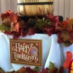 'Fall Harvest' and 'Happy Thanksgiving' centerpiece