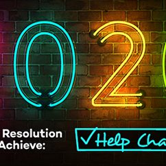 2020 - A new year resolutions you CAN achieve: ☑︎ Help Change Lives